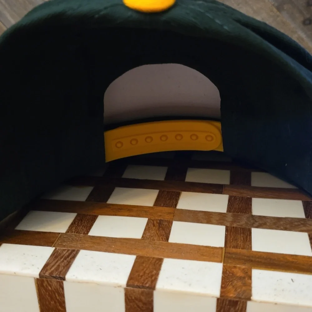 Top of the World Green and Gold BU Youth Cap